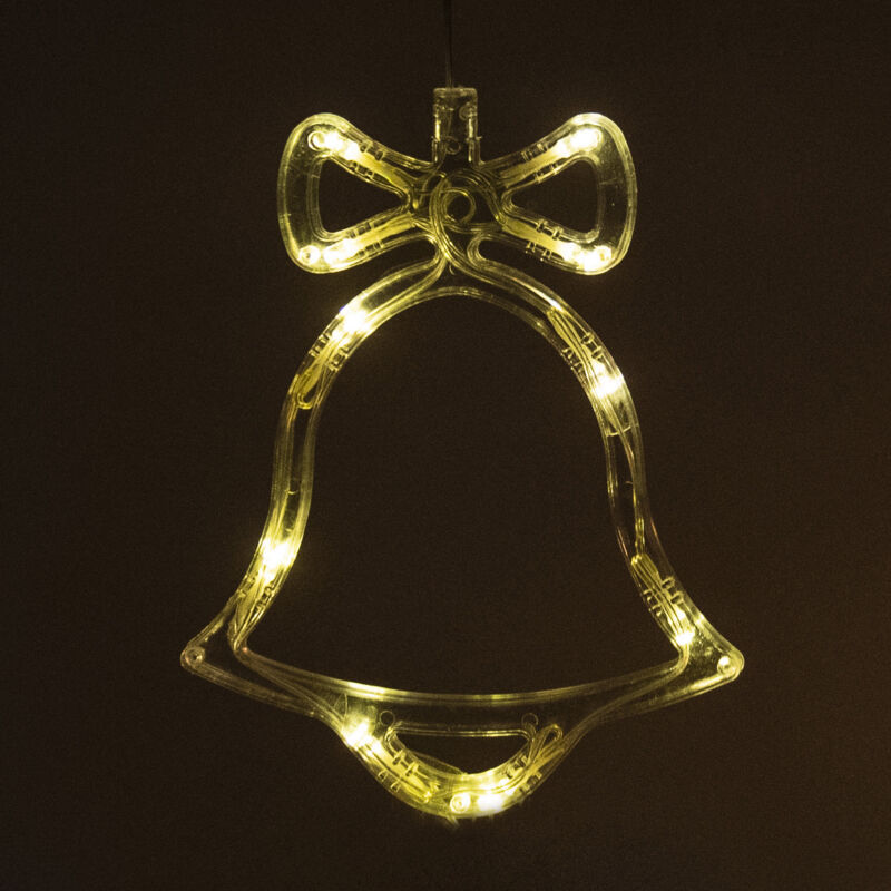 foto del prodotto campana luminosa a batteria 10led 18 x 15 x 1cm