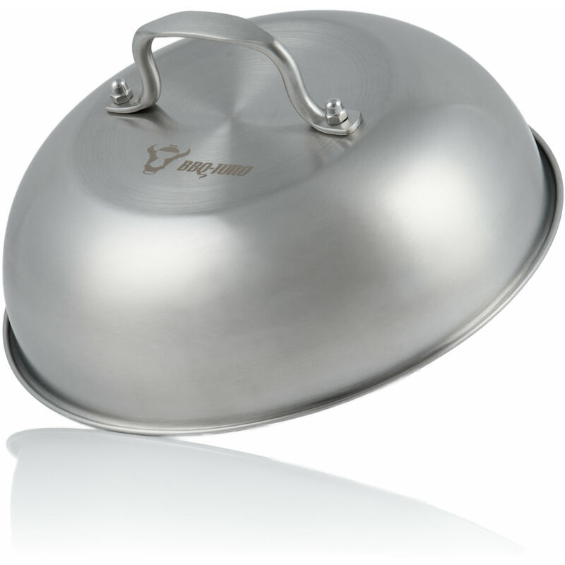 foto del prodotto campana termica in acciaio inox 23 cm campana di servizio, glosche, burger bell bbq toro