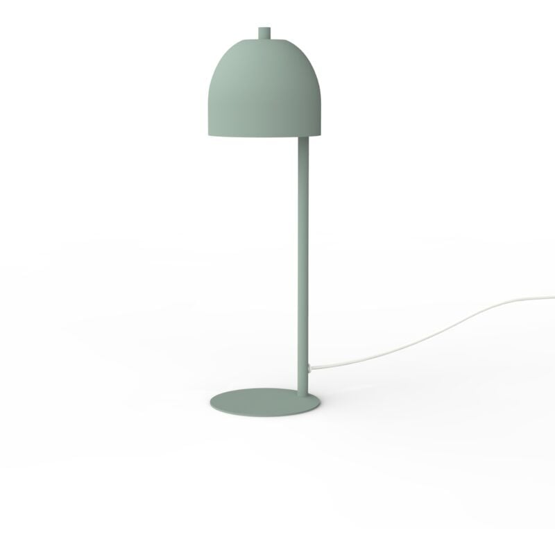 foto del prodotto campanella tavolo, 1xgu10, max 42w, metallo, verde iceberg, d12cm - lumicom