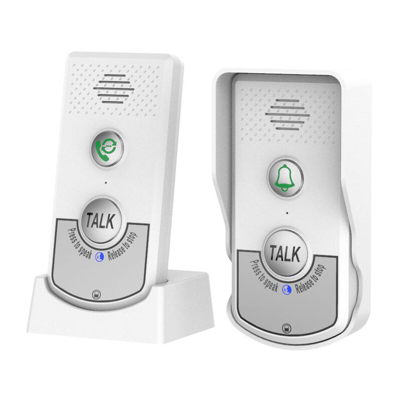 foto del prodotto campanelli interfonici wireless, lunga distanza 1000m, campanelli interfonici vocali di sicurezza per interni ed esterni per case, hotel, uffici,
