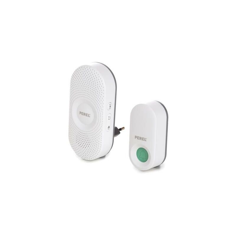 foto del prodotto campanello e suoneria wireless con indicatore.