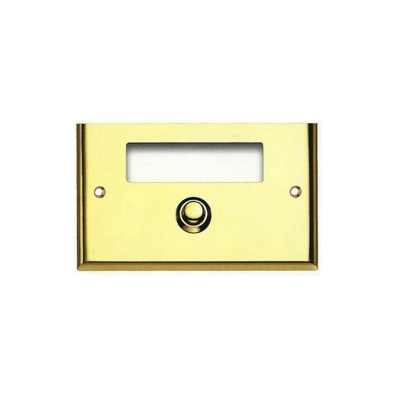 foto del prodotto campanello ottone gold nettuno c finestra l v