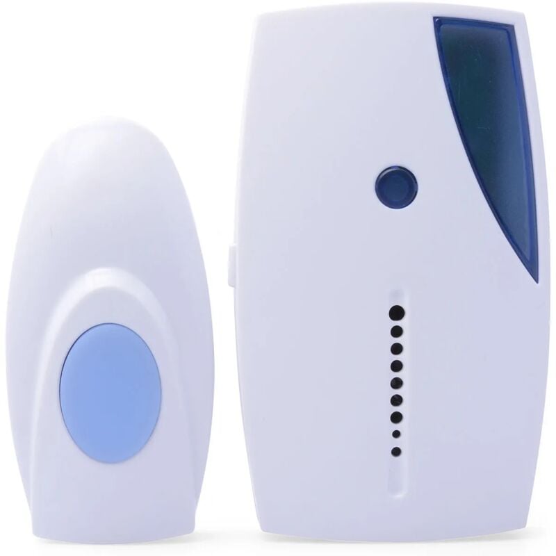immagine 0 del prodotto campanello portatile con 32 melodie illuminazione a led, wireless, telecomando, bianco