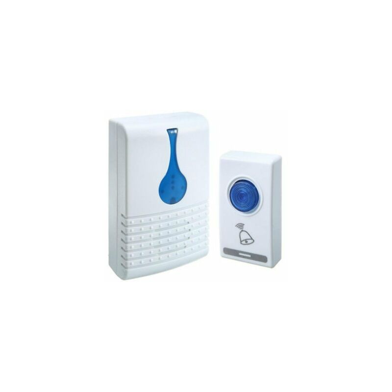 foto del prodotto campanello senza fili alimentazione con pile 80 metri di portata ip20 v013