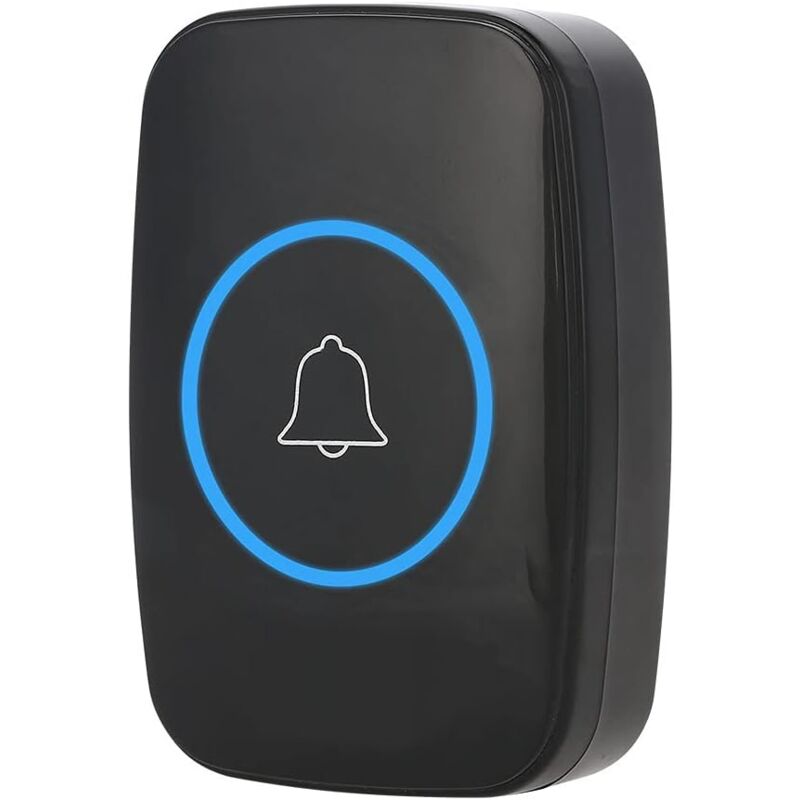 foto del prodotto campanello senza fili, campanello musicale senza fili a led, trasmettitore esterno, ricevitore interno, telecomando 300m ue ue 