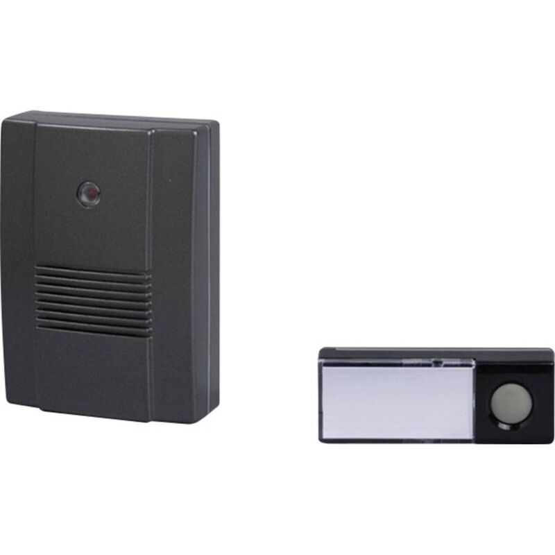 foto del prodotto campanello senza fili kit completo con targhetta heidemann 70834 hx outdoor