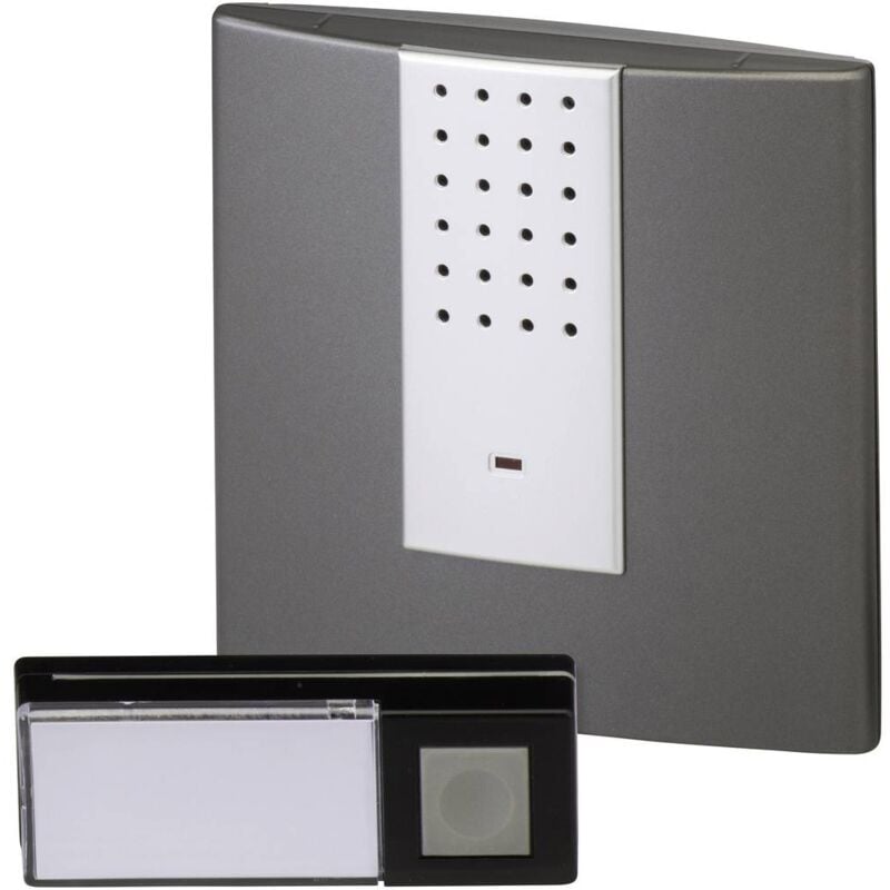 foto del prodotto campanello senza fili kit completo heidemann 70823 hx square