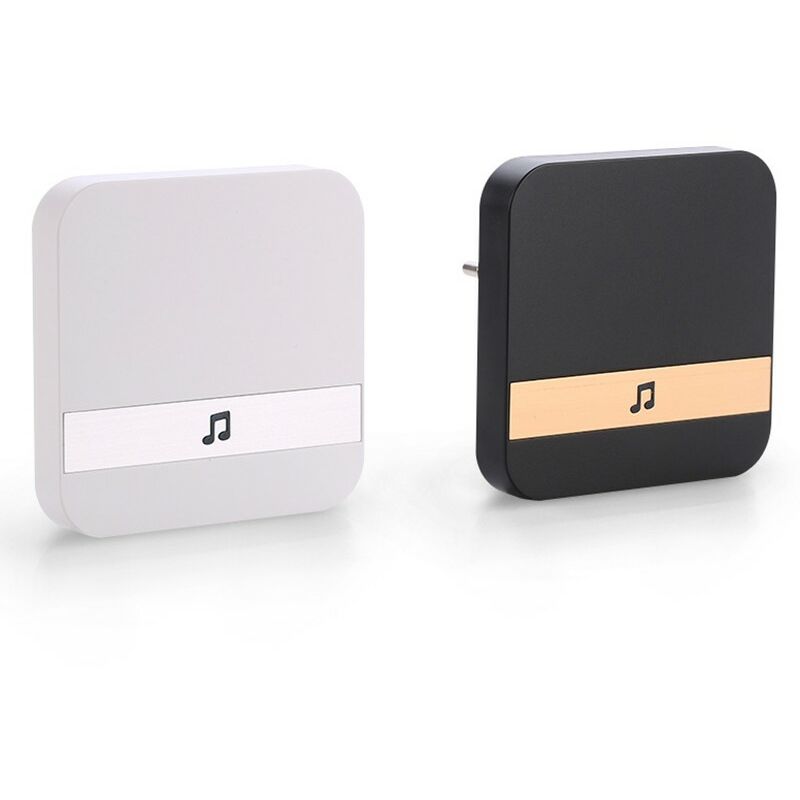 foto del prodotto campanello smart wifi wireless nero tuya