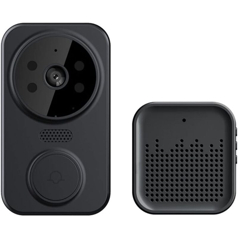 foto del prodotto campanello video remoto wireless, campanello per porta wifi smart home, campanello wireless per esterni, telecamera, citofono audio bidirezionale,
