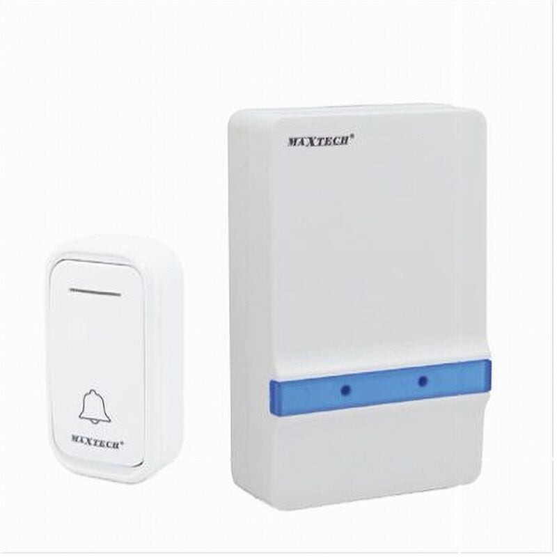 foto del prodotto campanello wireless a batterie wifi raggio 80m a led senza fili camp-02 - - maxtech