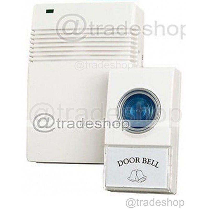 foto del prodotto campanello wireless senza fili casa ufficio porta impermeabile distanza 10mt. - - trade shop traesio