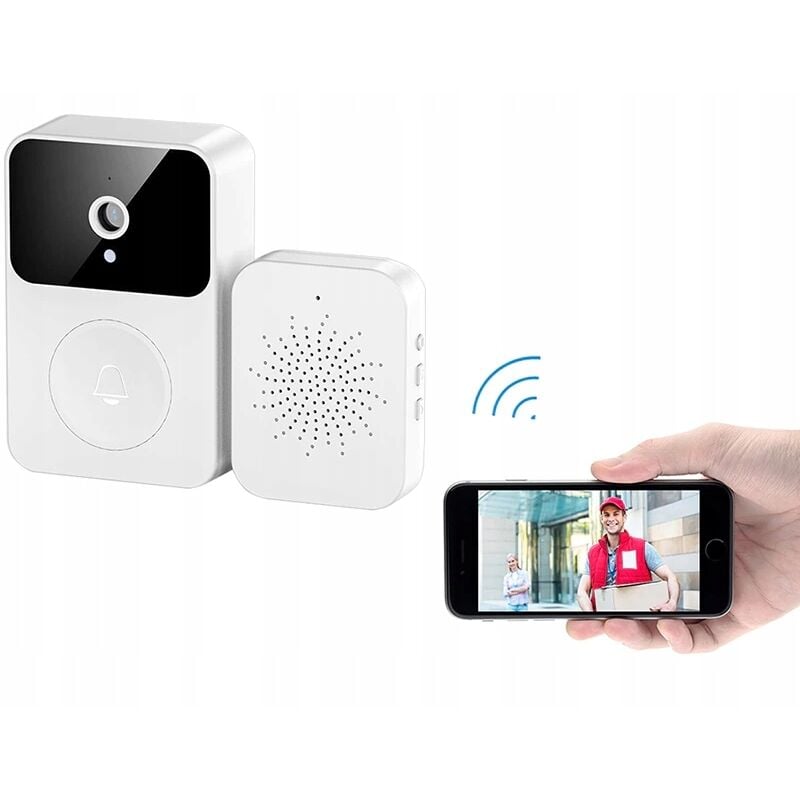 foto del prodotto campanello wireless videocamera citofono wifi 2k 3mp rilevamento ip65