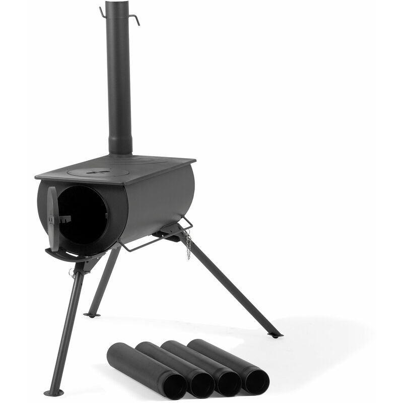 foto del prodotto campfeuer stufa per tenda 58 x 86 x 240 cm riscaldamento per tende da campeggio, stufa per tenda da esterno