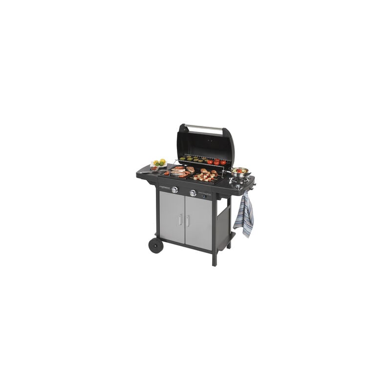 foto del prodotto campingaz barbecue a gas 2 series classic exs vario 7.5 2.1 kw acciaio ruote