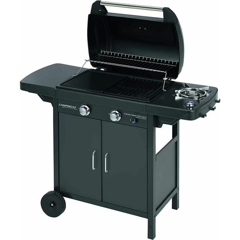 foto del prodotto campingaz barbecue a gas pietra lavica classic nero ii fornello e griglia bbq
