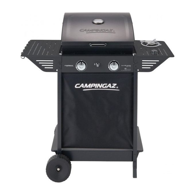 foto del prodotto campingaz xpert 100 ls plus rocky barbecue gas con 2 bruciatori potenza di 7.1 kw per pietra vulcanica bbq gas da giardino