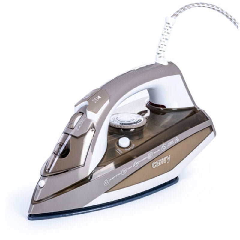 foto del prodotto camry cr5018 ferro da stiro de vapore potente de 3000 w, vapore 55 g/min, colpo de vapore 230 g/min, piastra in ceramica