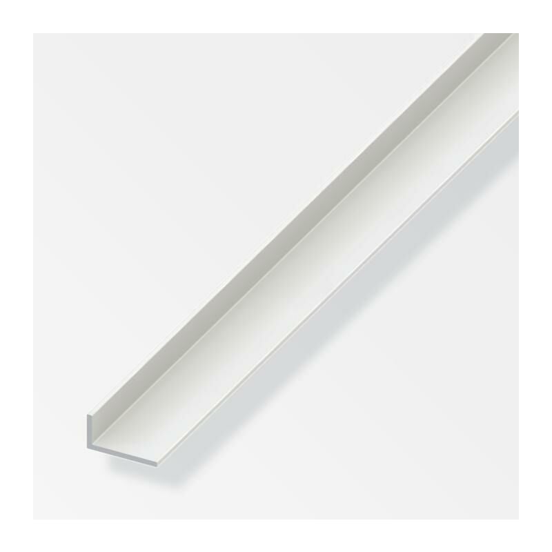 foto del prodotto canala angolare alfer aluminium 35x20x2mm lunghezza 1m argento 01054