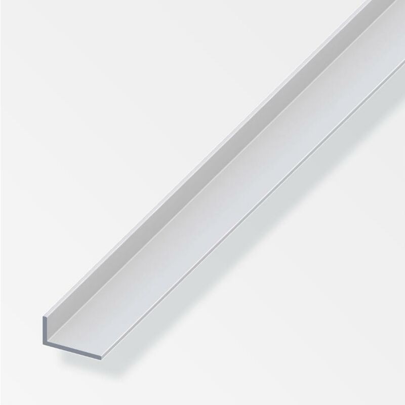 foto del prodotto canala angolare alfer aluminium 40x10x2mm lunghezza 2m bianco 16153