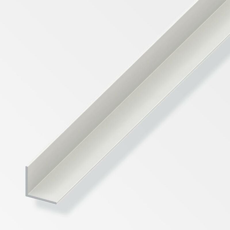 foto del prodotto canala angolare con lati uguali alfer aluminium 1m bianco 12143