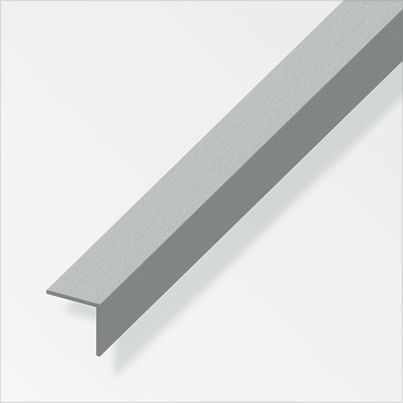 foto del prodotto canala angolare con lati uguali alfer aluminium 25x25x1mm 1m 02243