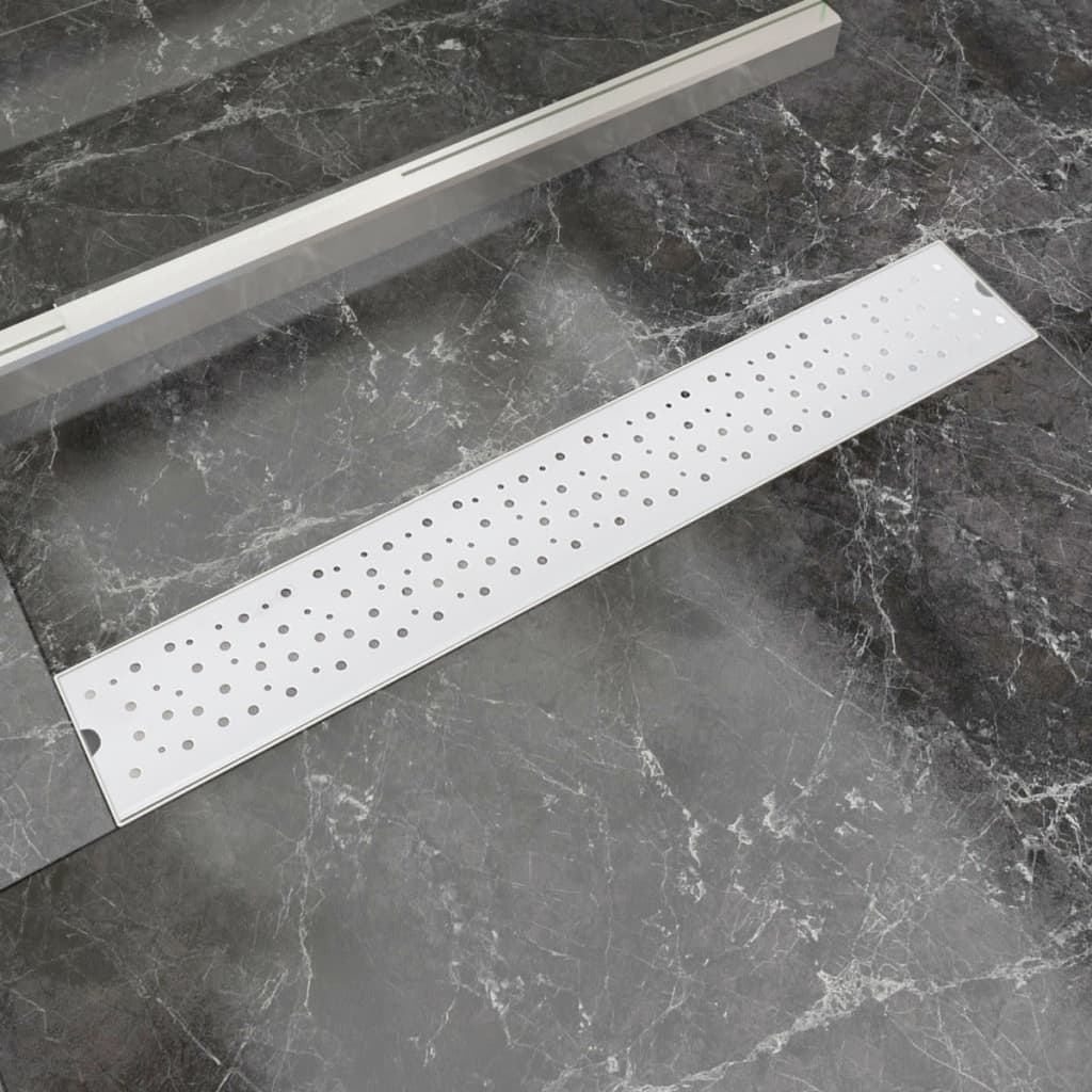 foto del prodotto canaletta di drenaggio per doccia bolle 730x140 mm acciaio inox cod mxl 47320