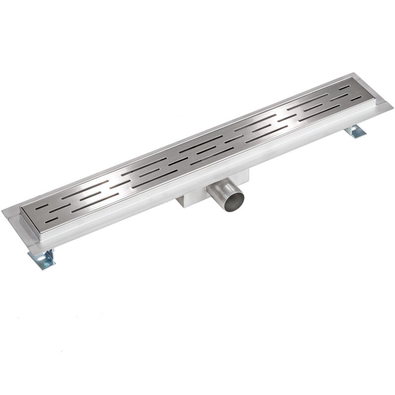 foto del prodotto canaletta di scarico per doccia in acciaio inox canalina doccia, canaletta doccia, canalina scarico doccia 60 cm