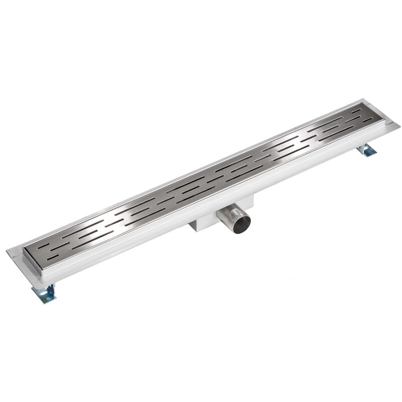 foto del prodotto canaletta di scarico per doccia in acciaio inox canalina doccia, canaletta doccia, canalina scarico doccia 70 cm