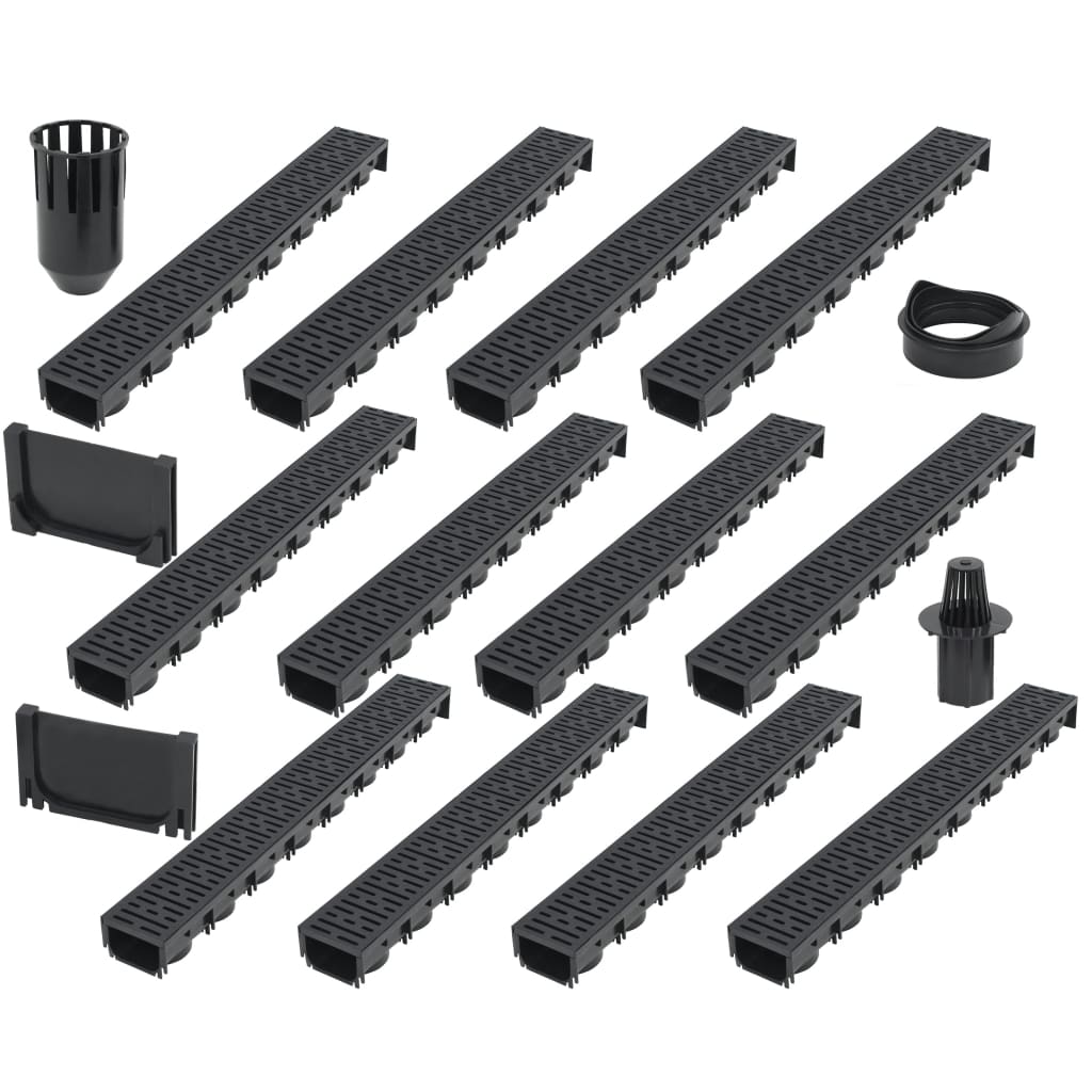 foto del prodotto canalette di drenaggio 12 pz plastica 12 m cod mxl 51950