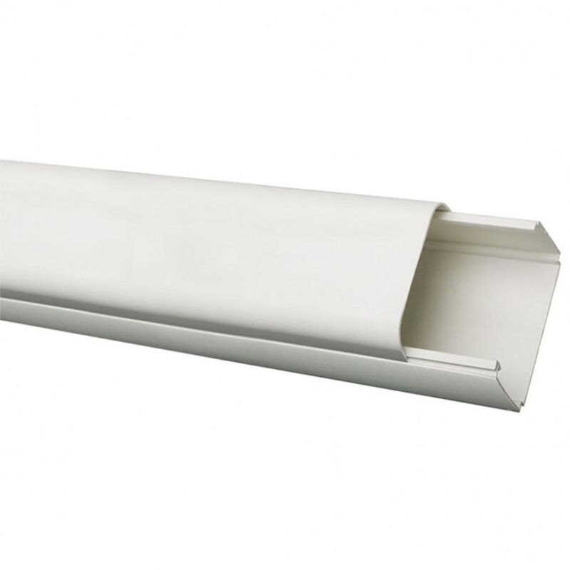 foto del prodotto canalina bianca per condizionatore mod. sonia 65x50 mm l. 2000 mm prezzo a metro acquisto min. 2 metri e multipli 00000012311