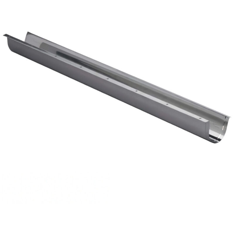 foto del prodotto canalina di protezione in acciaio inox da 70 mm di diametro per tubo da 36 mm max, 1 m