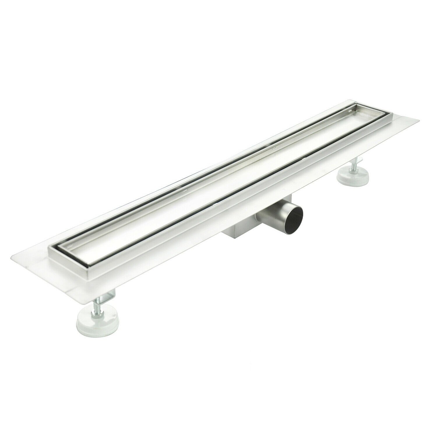 foto del prodotto canalina di scarico doccia in acciaio inox piastrellabile per box doccia 120 cm mod. tile