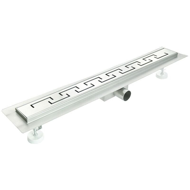 foto del prodotto canalina doccia canalina di scarico a pavimento acciaio inox mod. doric 50 cm