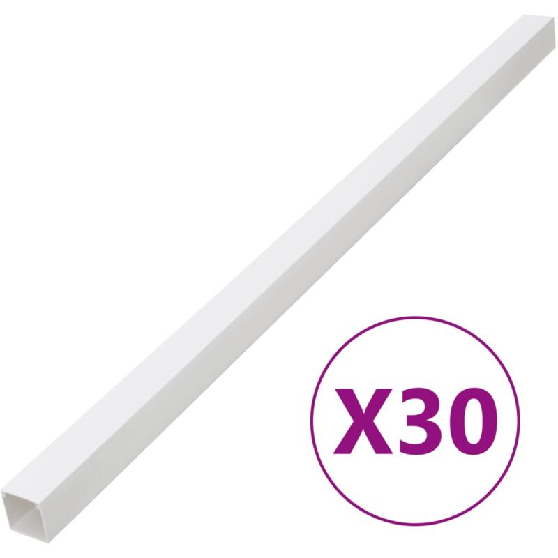 foto del prodotto canalina per cavi 100x60 mm 30 m in pvc vidaxl