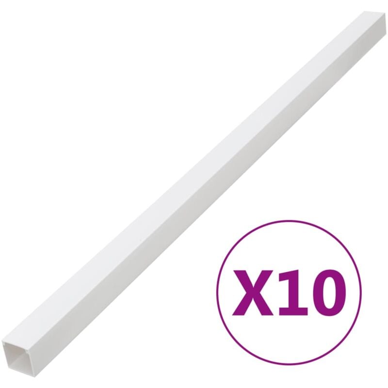 foto del prodotto canalina per cavi 150x50 mm 10 m in pvc vidaxl