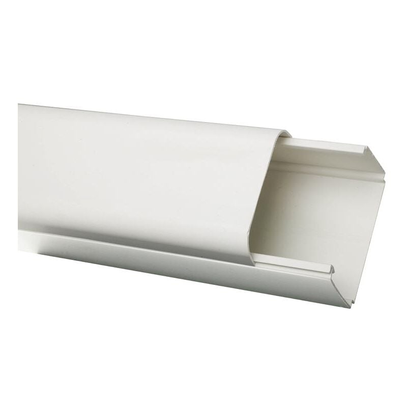 foto del prodotto canalina per tubi in barra con coperchio 125x75mm