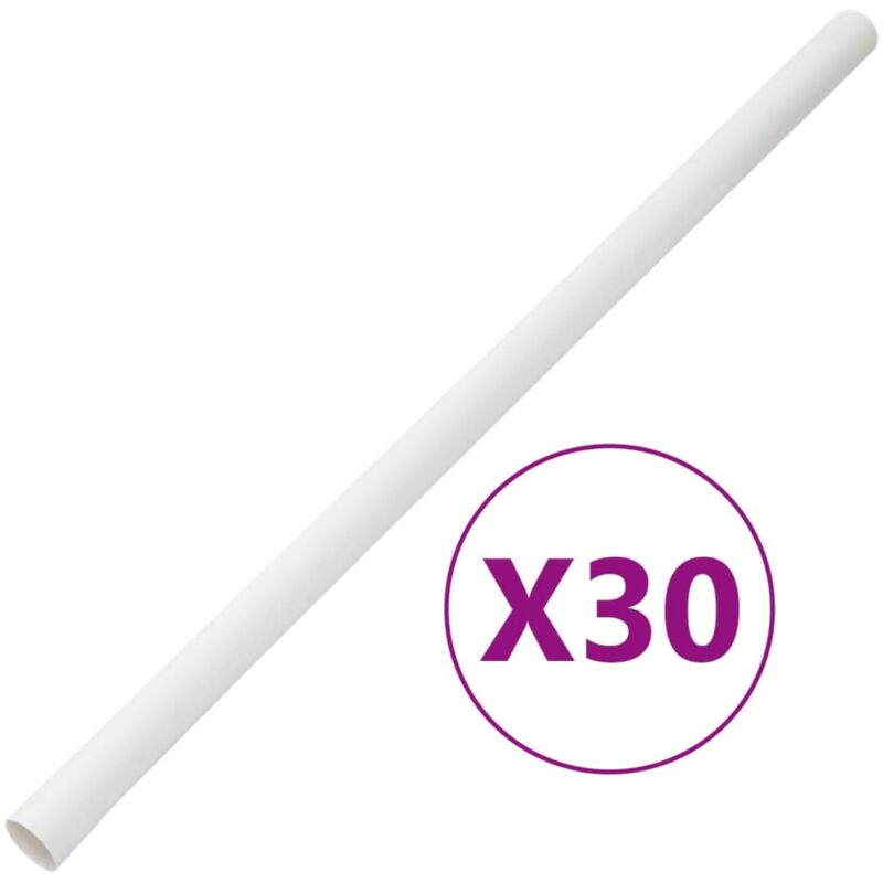 foto del prodotto canaline per cavi con clip 30 mm 30 m in pvc vidaxl