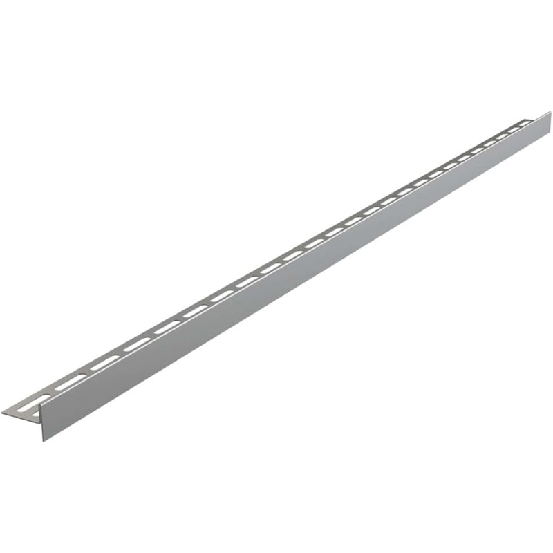 foto del prodotto canaline striscia di livellamento per pavimenti 1000 mm, bifacciale, altezza orlo 14 mm, tappetino in acciaio inox apz906m 1000 alcadrain