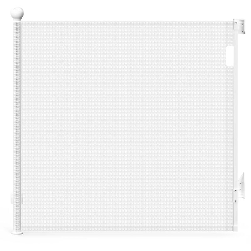 foto del prodotto cancelletto sicurezza estensibile 180x96cm bianco vounot