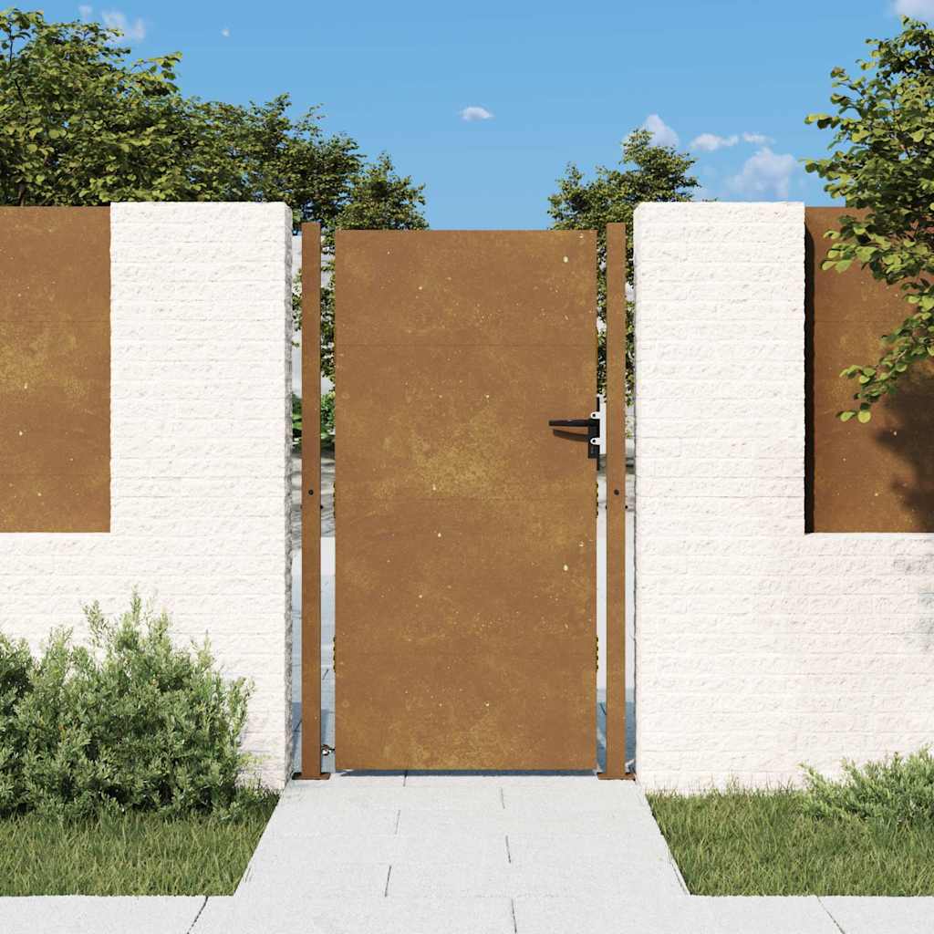 foto del prodotto cancello da giardino 105x180 cm in acciaio cortencod mxl 78997