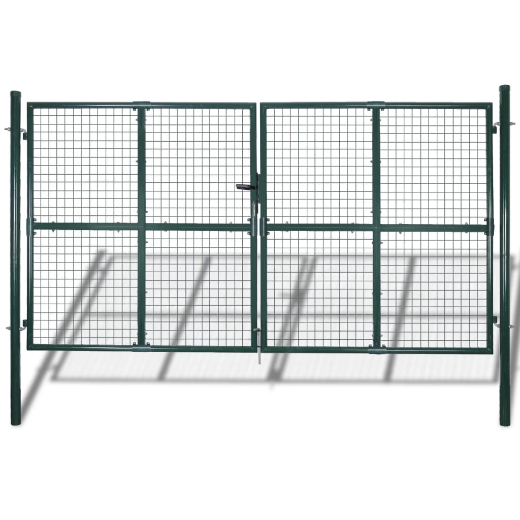 foto del prodotto cancello per giardino in rete metallica 289x175 cm 306x225 cm cod mxl 48651