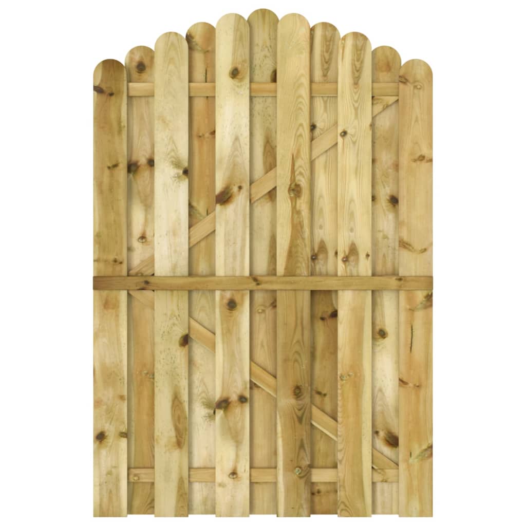 foto del prodotto cancello per steccato in pino impregnato 100x150 cm cod mxl 53312