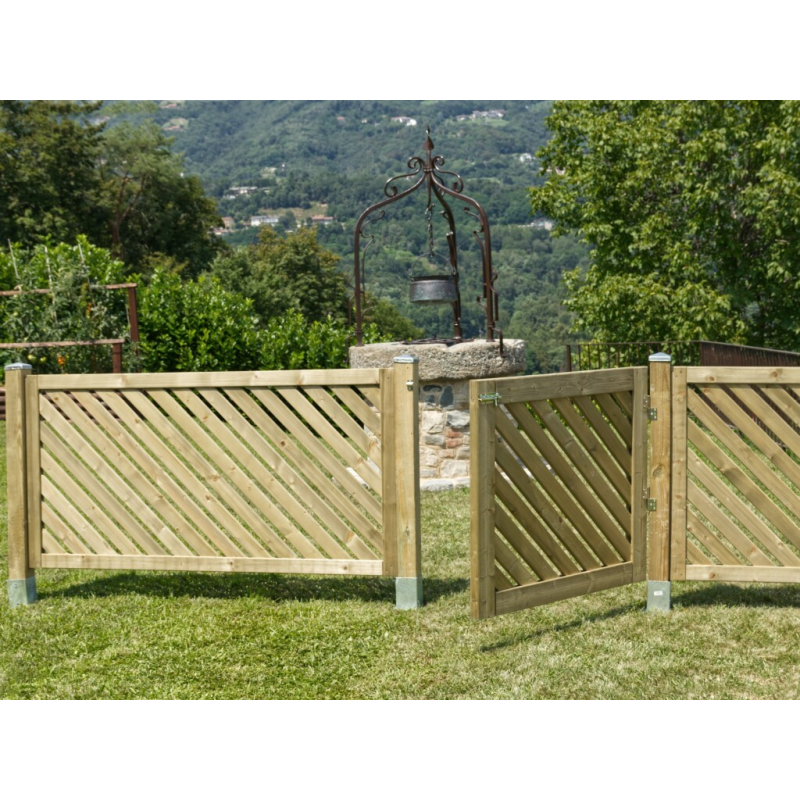 foto del prodotto cancello selenia 100x90 impregnato losa