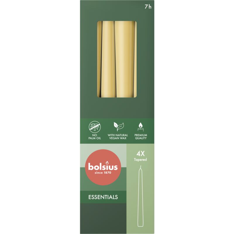 foto del prodotto candela 245 24 4pz oat beige bolsius