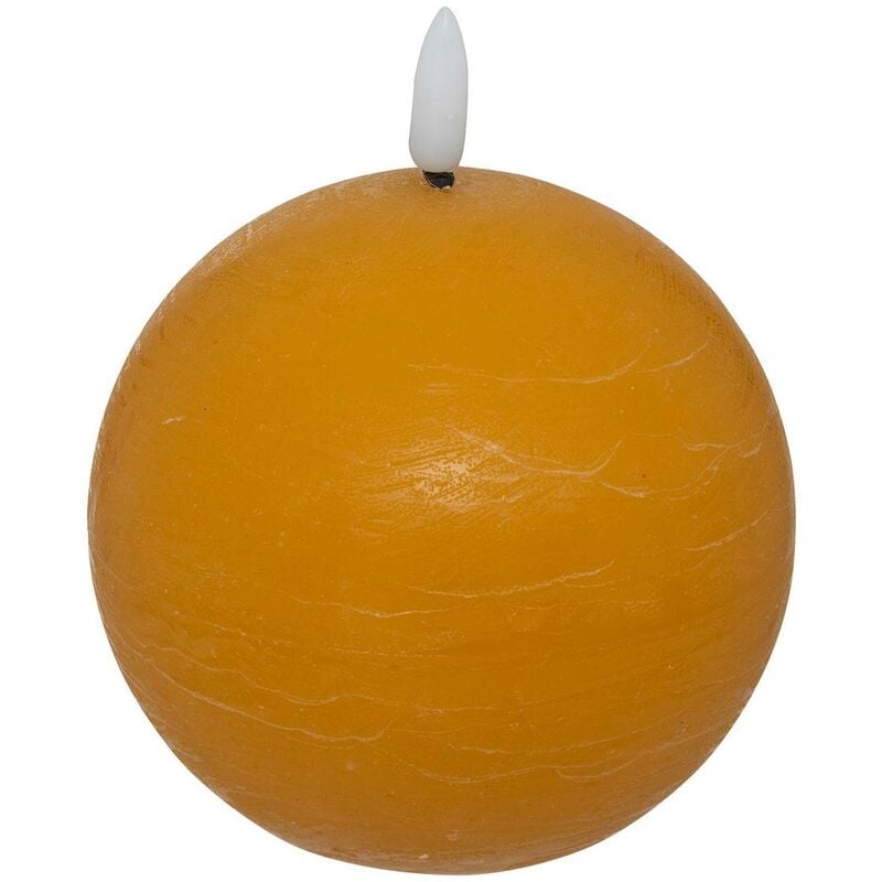 foto del prodotto candela a sfera a led molia d10cm giallo atmosphera cr ateur d int rieur