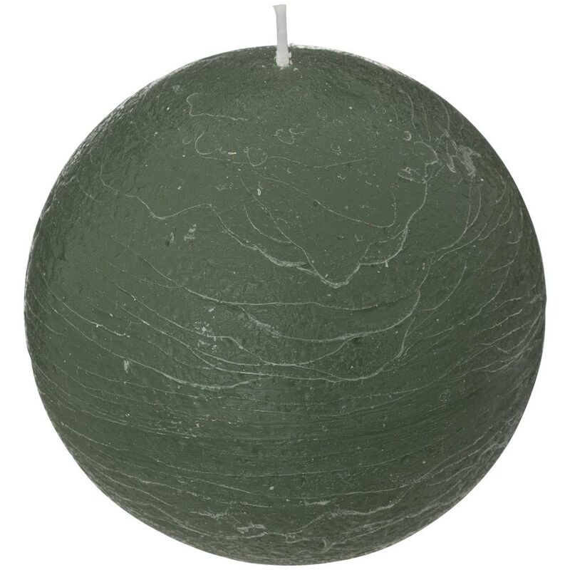 foto del prodotto candela a sfera verde rustica all eucalipto 445g atmosphera cr ateur d int rieur