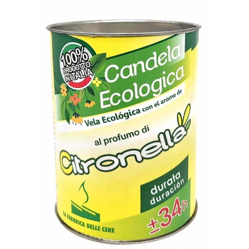 foto del prodotto candela citronella eco 8x10 - 24 pezzi