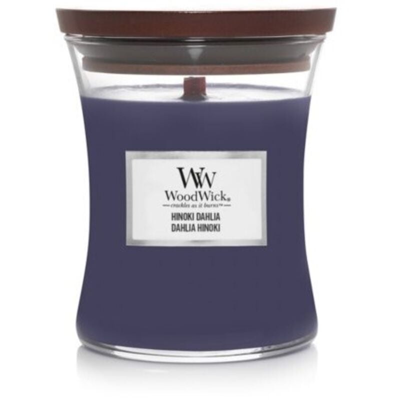 foto del prodotto candela clessidra jar media hinoki dahlia - woodwick