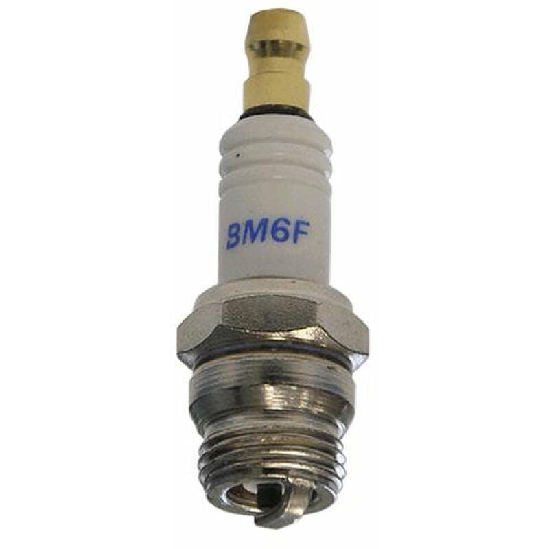 foto del prodotto candela di ricambio accensione motore per motoseghe e decespugliatori bm6f esag.16 mm fil.m14 x 8 mm