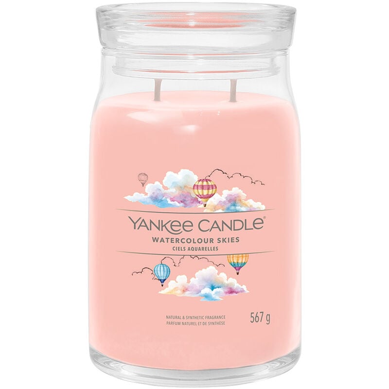 foto del prodotto candela giara grande signature watercolour skies yankee candle